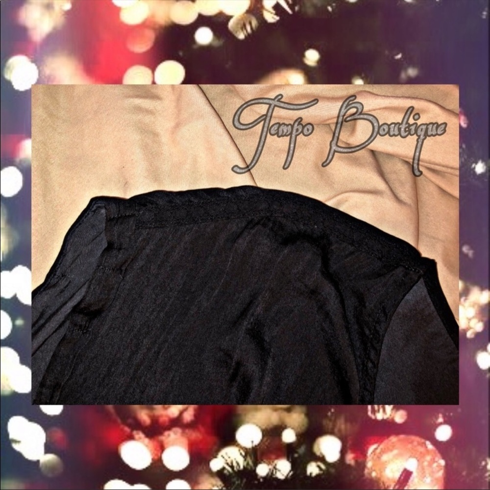 Short Sleeve Wrap Blouse with Shoulder Lace Accent - Picture 2 of 5